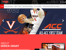 Tablet Screenshot of derickgrantbasketball.com